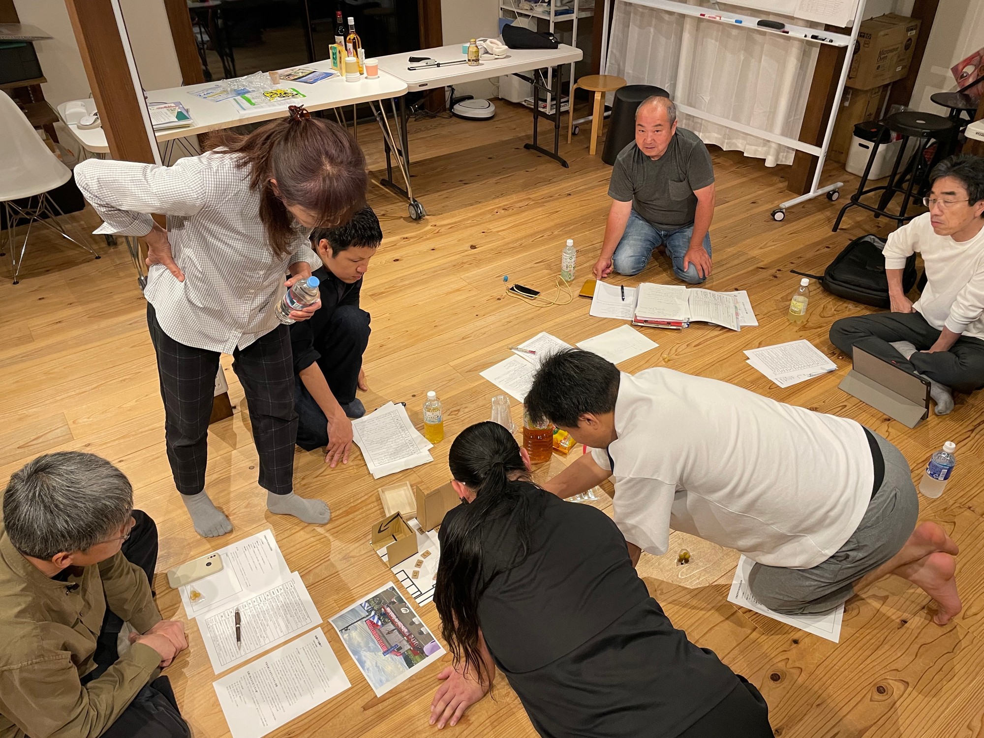 ▲企画立案ワークショップ(キリサワベース)