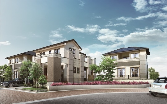 新エリア分譲住宅 街並み完成イメージ