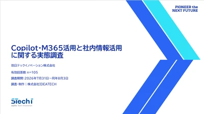双日テックイノベーション、 『Copilot・M365活用実態調査』を公開