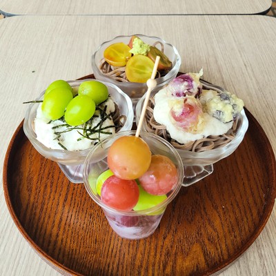 鳥取ぶどうそば【冷】