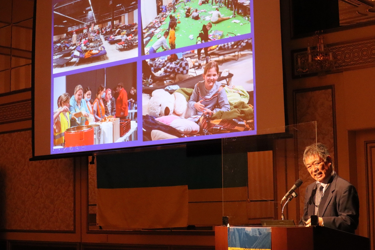 【名城大】稲葉千晴教授が「ウクライナ侵攻とヨーロッパの難民2023年」の講演