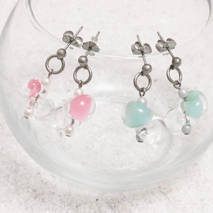 ピアス(ピンク系・ブルー系)
