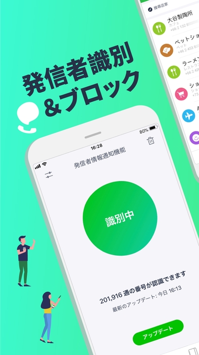 発信者識別&ブロック
