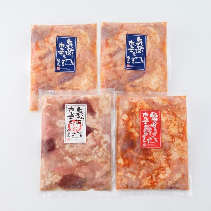 ＜亀山精肉店＞気仙沼ホルモン3種セット(計2kg)