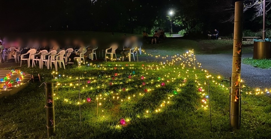 キャンドルの灯り