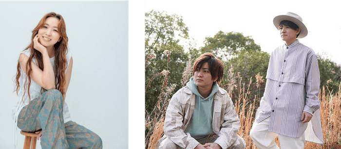 無料ライブイベントも多数開催 左:MILLEA 右:ねっちぼっち