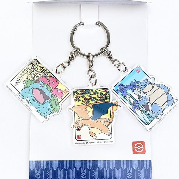和柄×ポケモン!?和風テイストの「ポケットモンスター」3連アクリルキーホルダーから、デフォルメオーロラアクリルキーホルダーまで!
