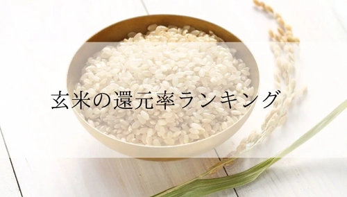 【2025年12月版】ふるさと納税でもらえる『玄米』の還元率ランキングを発表