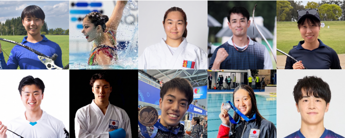 第20回アジア競技大会（2026/愛知・名古屋）に　近畿大学から5競技7種目で現役学生3人、卒業生7人が出場