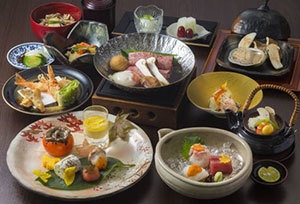 (3)「なにわ橘」松茸会席(※すき鍋付)