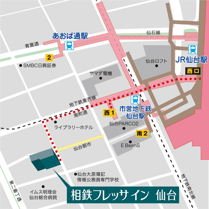 ホテル周辺地図