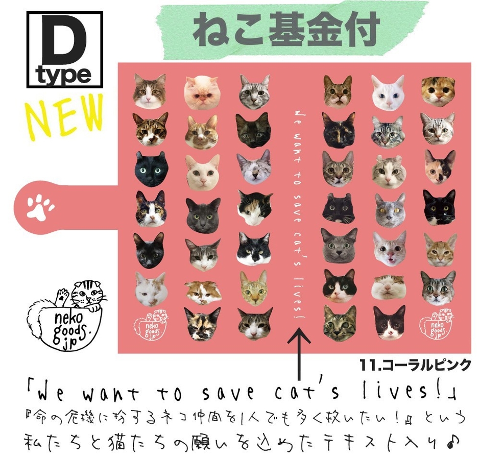 命の危機に扮するネコ仲間を1人でも多く救いたいという強い想い