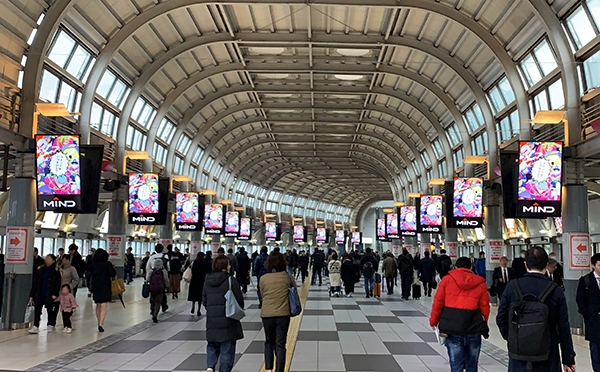 J・ADビジョン品川駅自由通路セット