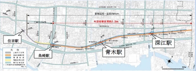 <工事区間>