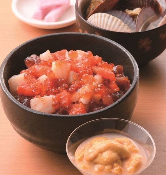 鮨九「うに丼セット」