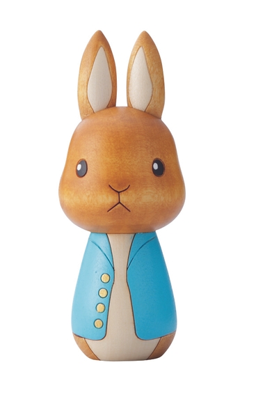卯三郎こけし ピーターラビット　S 3,780円 / M 4,860円