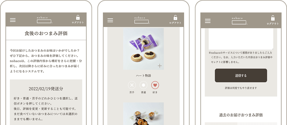 step04　次回のための「おつまみ評価」イメージ