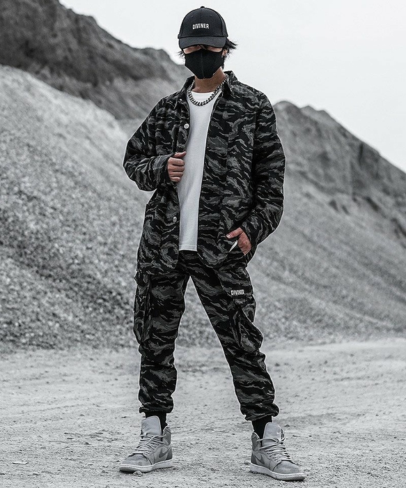 Tiger Camo Coveralls Jacket