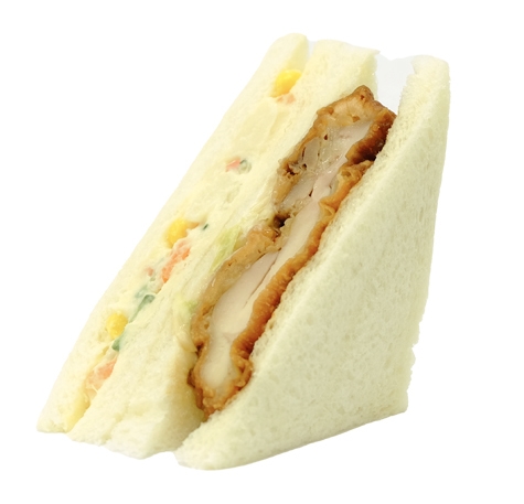 ザンギ&ポテトサラダサンド