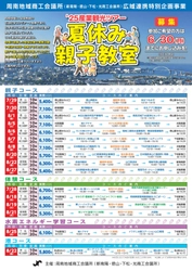【山口県周南市】2025年産業観光ツアー「夏休み親子教室」6月1日より募集開始