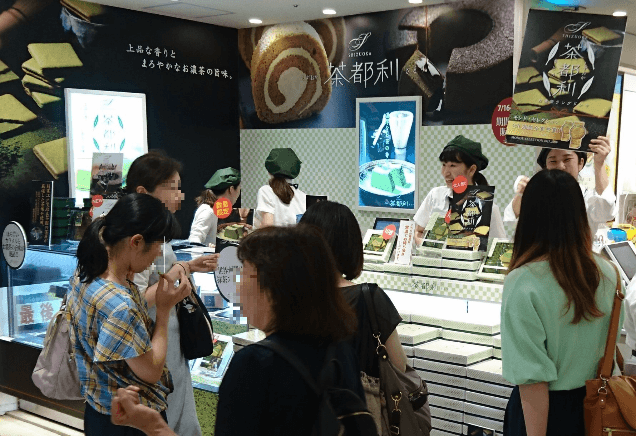 昨年の茶都利ラングドシャ出店の様子