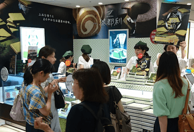 昨年の茶都利ラングドシャ出店の様子