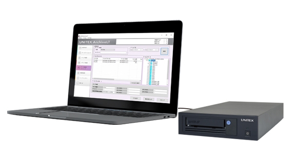UNITEX USB接続LTOデータ保存システム 