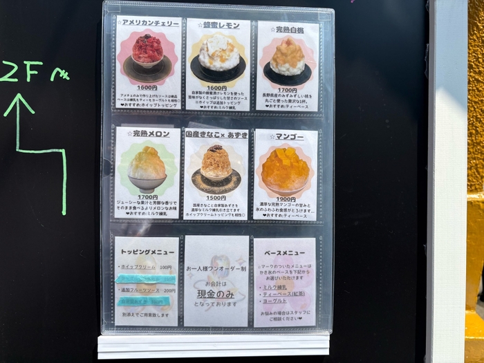 メニュー