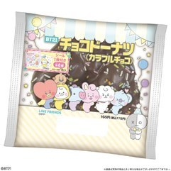 BT21　チョコドーナツ(カラフルチョコ)　パッケージ