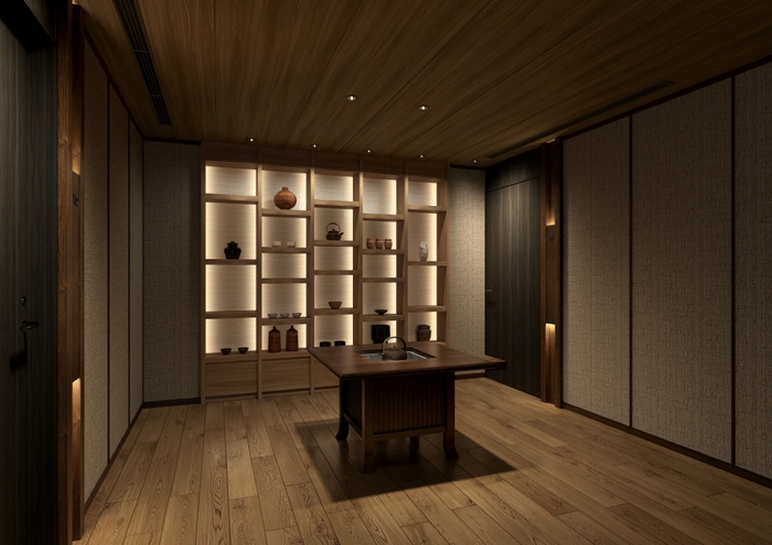 2室のエントランス前 ホワイエ