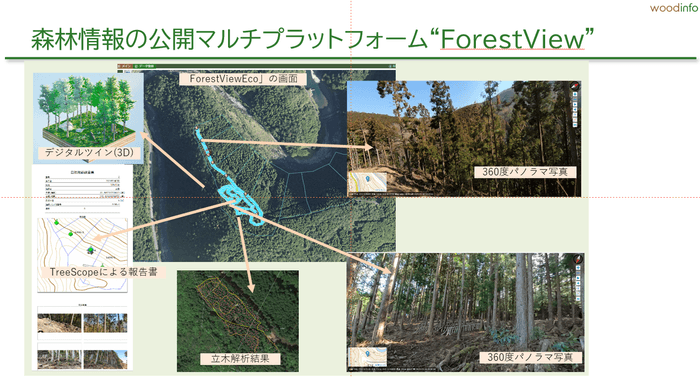 樹木情報の総合表示プラットフォーム