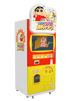 クレヨンしんちゃんのサイネージ付き しゃべるポップコーン自販機 『クレヨンしんちゃん おてんこ もりもりポップコーン』 初回限定47台が4月21日より順次稼働開始！