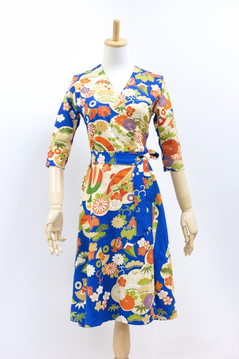 カシュクールワンピース2