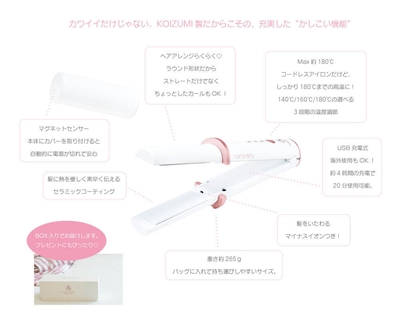 nano airy STRAIGHT IRON 特徴
