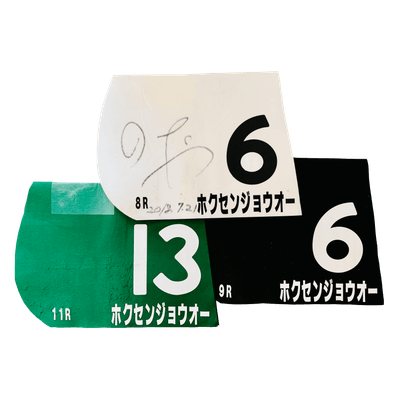 愛馬のゼッケン