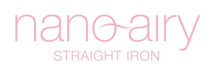 nano airy STRAIGHT IRON ロゴ