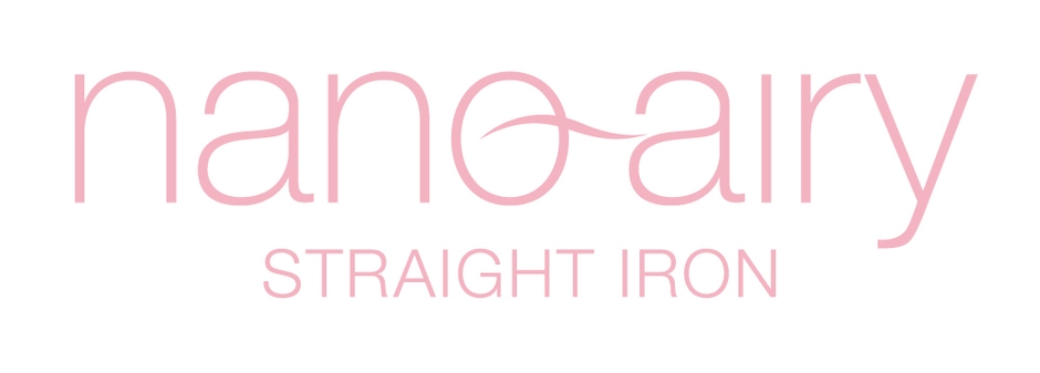 nano airy STRAIGHT IRON ロゴ