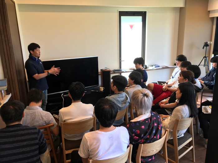 写真:若者合宿の様子(2019年5月撮影)