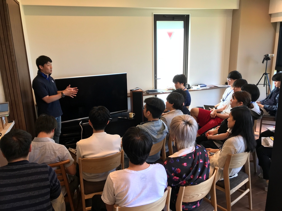 写真:若者合宿の様子(2019年5月撮影)