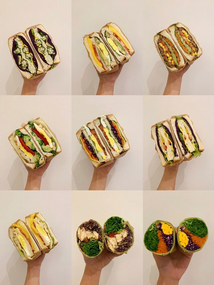 お好みで作れるサンドイッチ