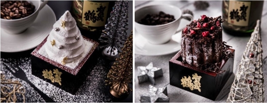 (左)ホワイトツリー ~Blanc~ (右)ショコラロール ~Noir~