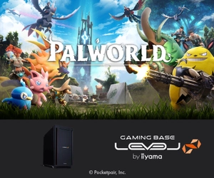 ゲーミングPC LEVEL∞、『パルワールド（PALWORLD）』おすすめゲーミングPC販売中