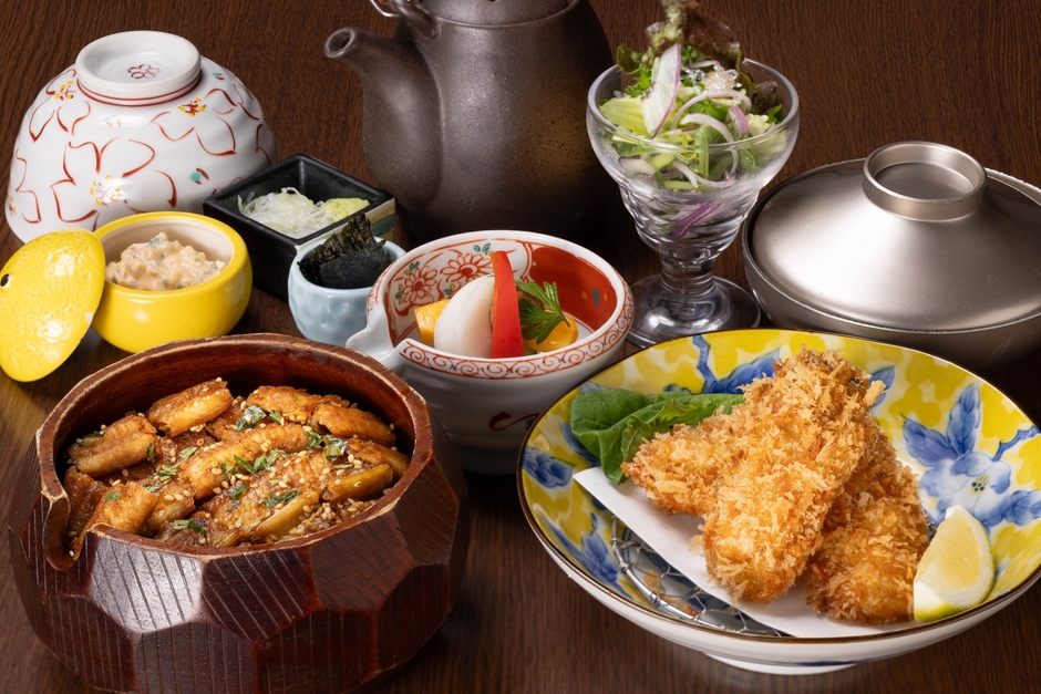 かきあなご膳(三陸産天然あなごひつまぶし)