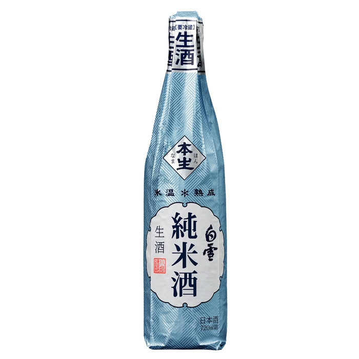 白雪 純米酒 生酒 氷温熟成720ML瓶詰