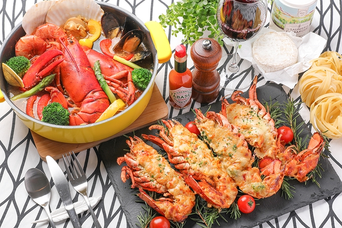 オマールブイヤベース、テルミドール 調理イメージ