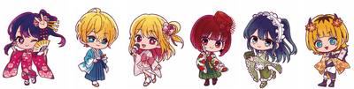 各スポットでミッションをクリアすると、この限定イラストを使用した「京スマコラボ限定 オリジナル描き起こしステッカー(全6種)」がもらえます(※一部スポットを除く)。