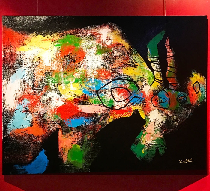 《Territory#6》水性ペンキ、キャンバス SHOGEN 2022