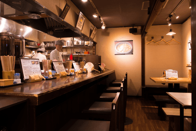 一粒庵 店内