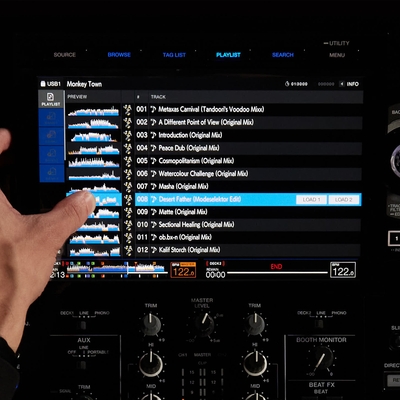 CDJ-3000でも好評のTOUCH PREVIEW