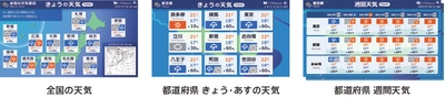 ～こんな天気予報が欲しかった～ デジタルサイネージ向けに“より身近な天気”をお知らせする　 「ひとつの都道府県天気予報」コンテンツの提供を開始